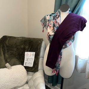 LuLaRoe One Size Plain Eggplant 🍆 Legging• Excellent Preloved Condition